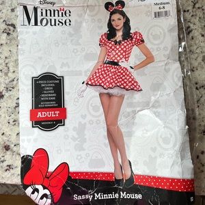 Sassy Minnie Mouse Costume Medium